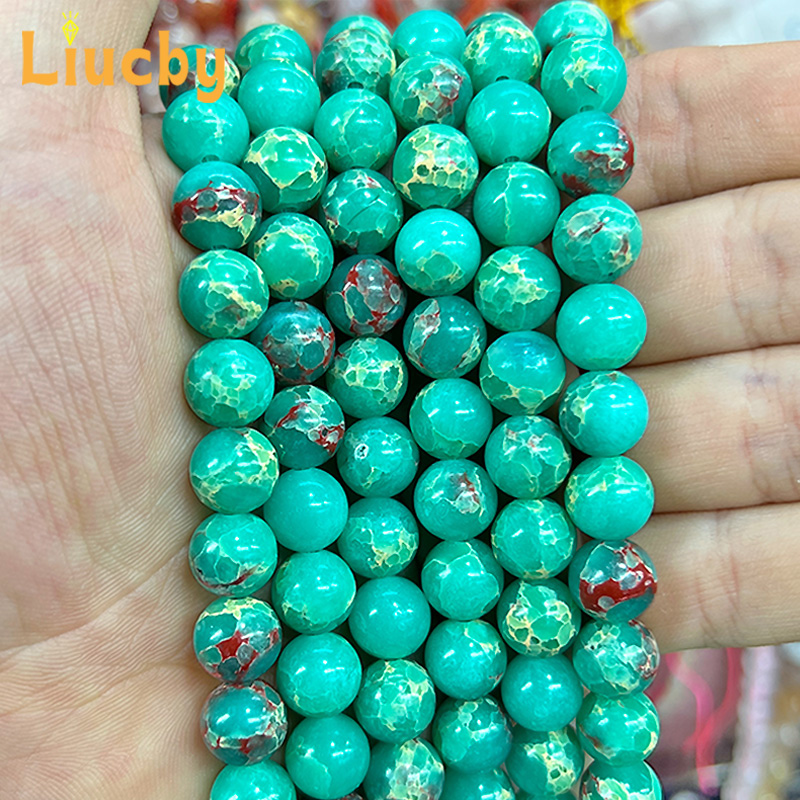 Women Accessories For Hand - Perles d'imitation de pin empereur vert
