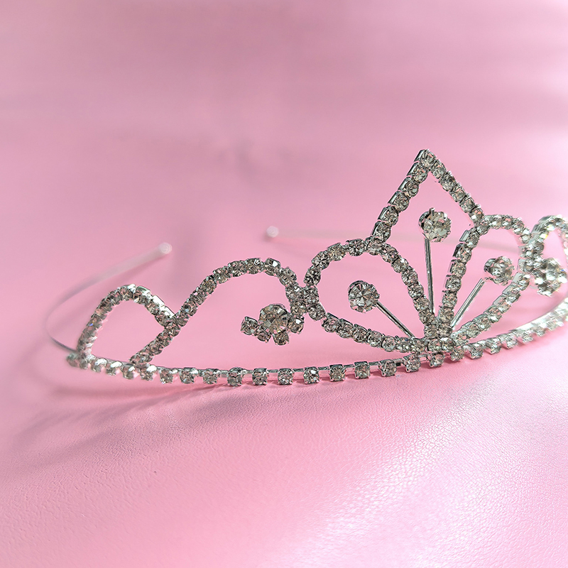 Women'S Wedding Accessories - Couronne de mariée en strass couleur