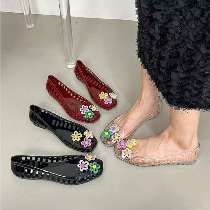 Women Accessories For Hand - Chaussures en gelée ajourées kawaii dopamine