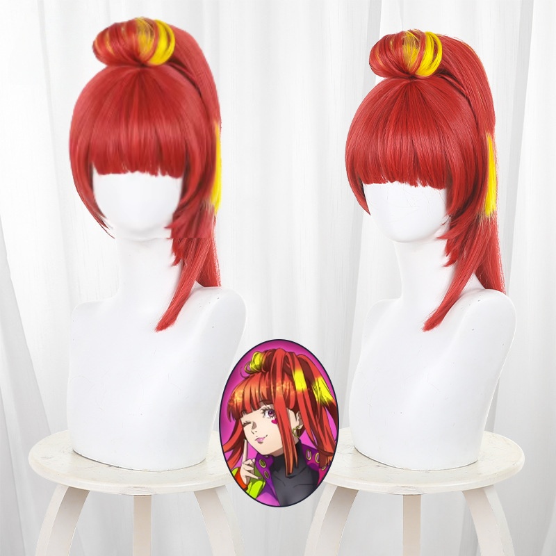Women'S Yellow Accessories - Perruque de Cosplay Anime Gnosia SQ,