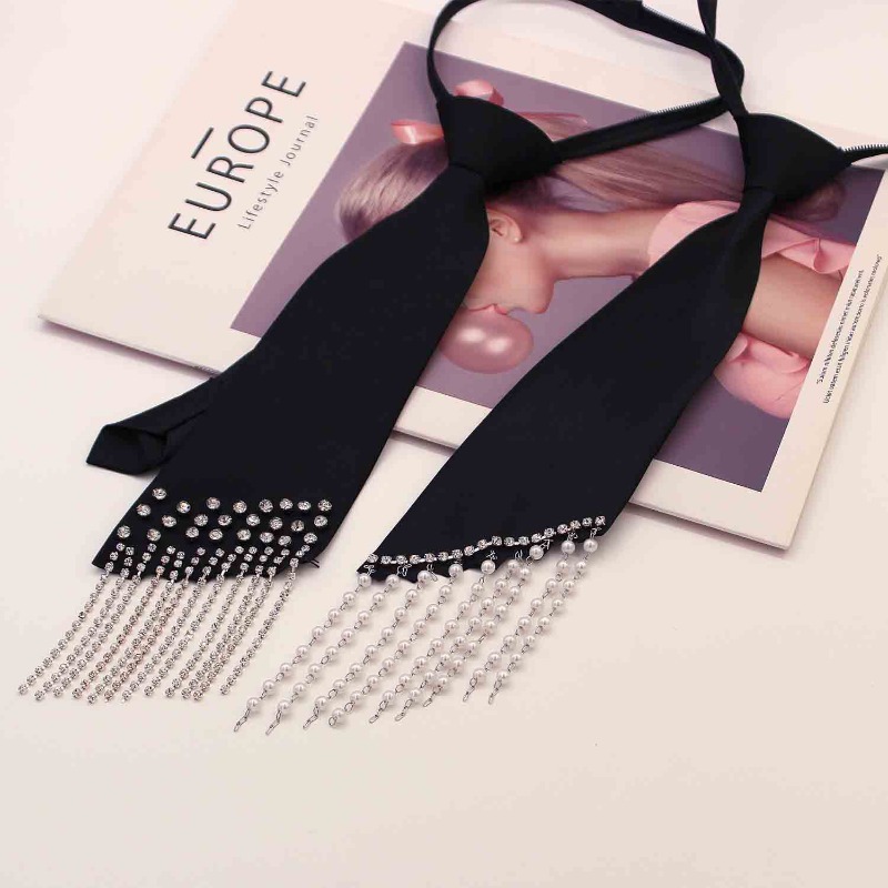 Women Accessories Business - Noeud en biscuits noir de style