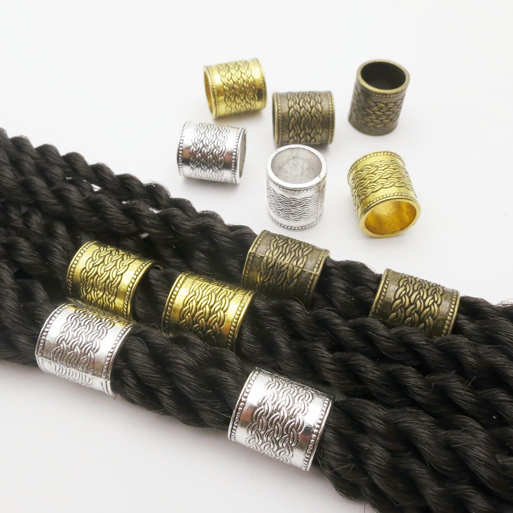 Women'S Viking Accessories - 10 pièces/paquet grand trou alliage viking