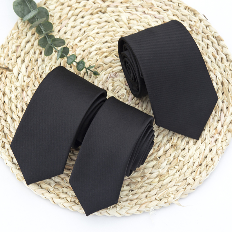 Women Accessories Business - Nouveaux cravates noires classiques pour hommes
