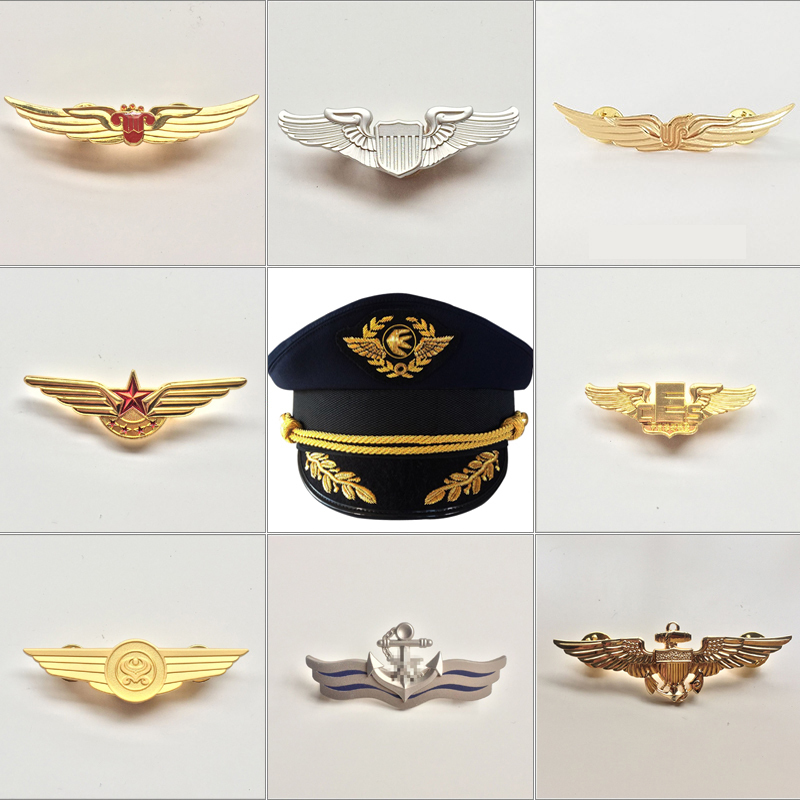 Women Accessories Business - Casquette d'uniforme de capitaine en métal