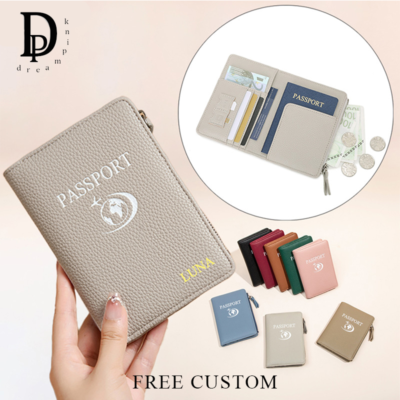 Women Accessories Business - Porte-passeport personnalisé RFID pour femme, en