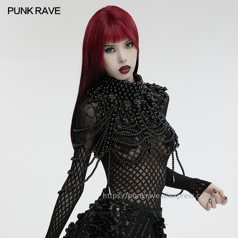 Women Accessories For Hand - PUNK RAVE Cache-cou gothique pour femme,