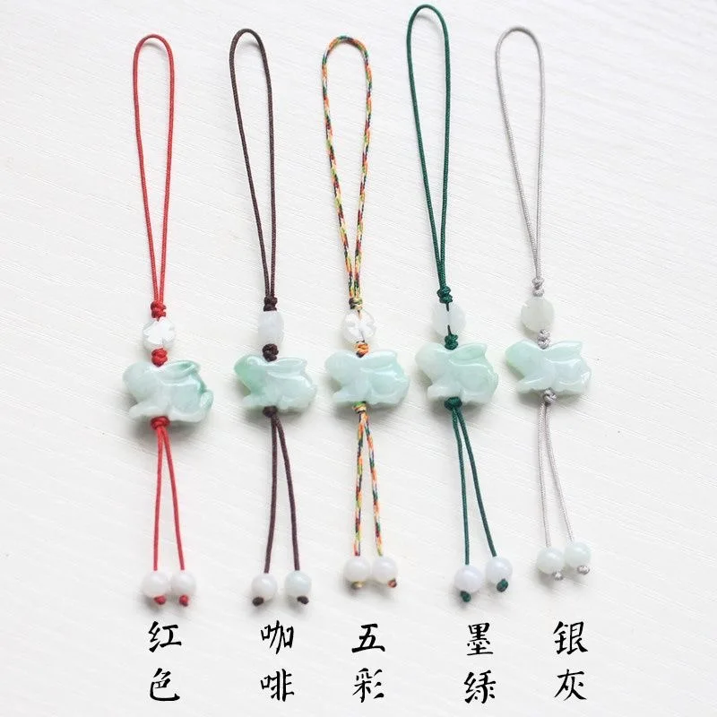 Women Accessories For Hand - Personnalisation naturel émeraude lapin chinois bricolage