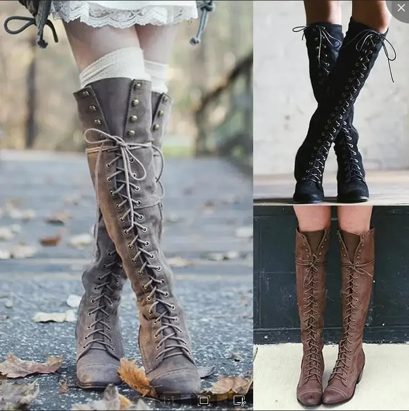 Women'S Viking Accessories - Costume médiéval bottes de chevalier Viking
