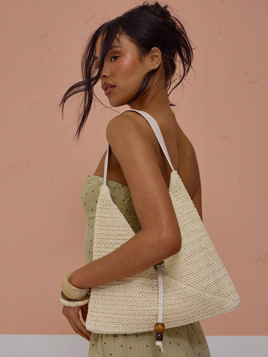 Women'S Accessories Handbags - Sac à main en paille tressée