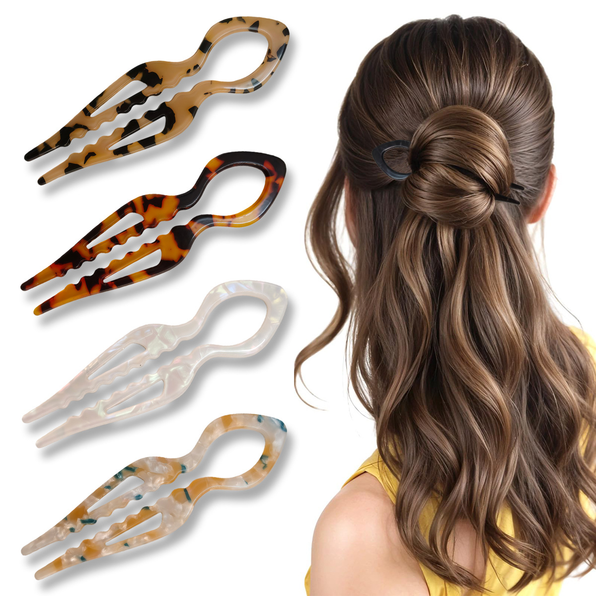 Bâtonnets à cheveux en forme d - Women'S Accessories List avis et prix