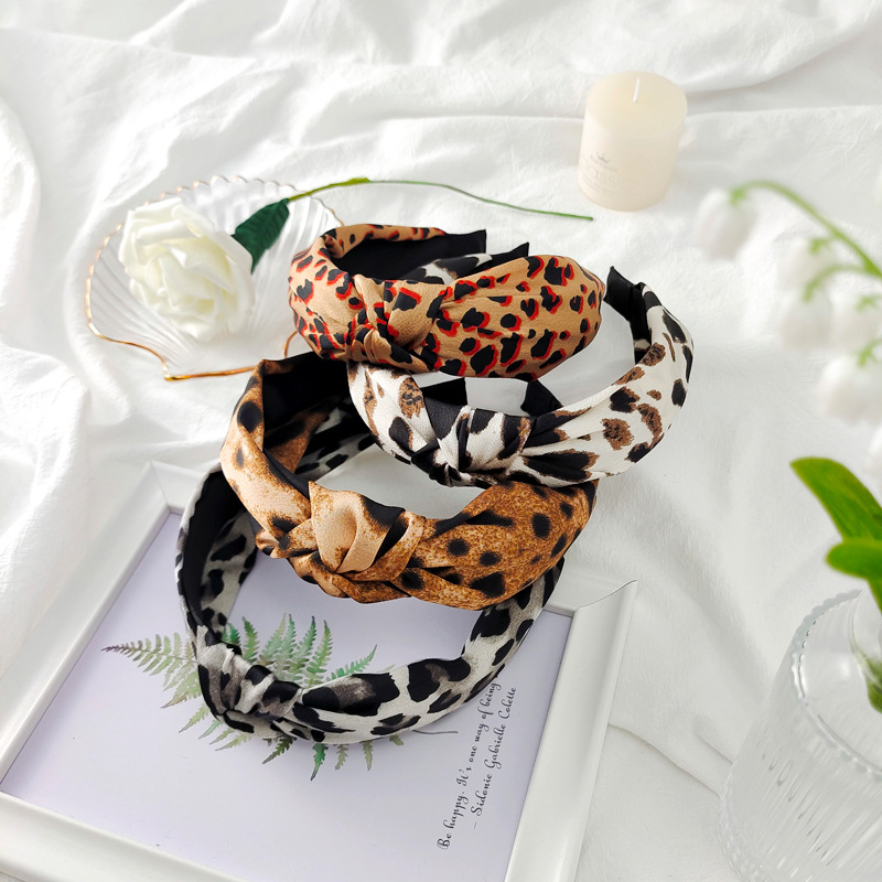 Bandeau noué en flanelle léopa - Women'S Accessories Flannels avis et prix
