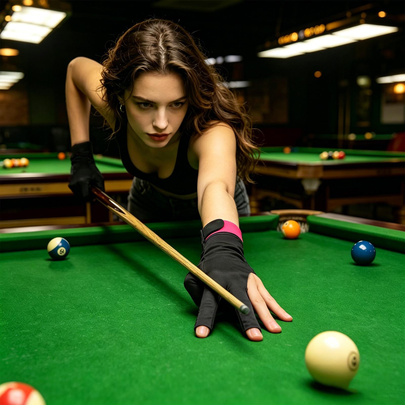 Gant de billard respirant à 3  - Women Accessories For Hand avis et prix