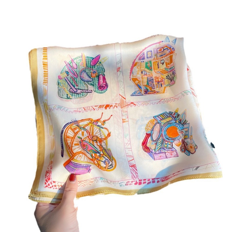 Écharpe carrée de luxe douce a - Women'S Yellow Accessories avis et prix