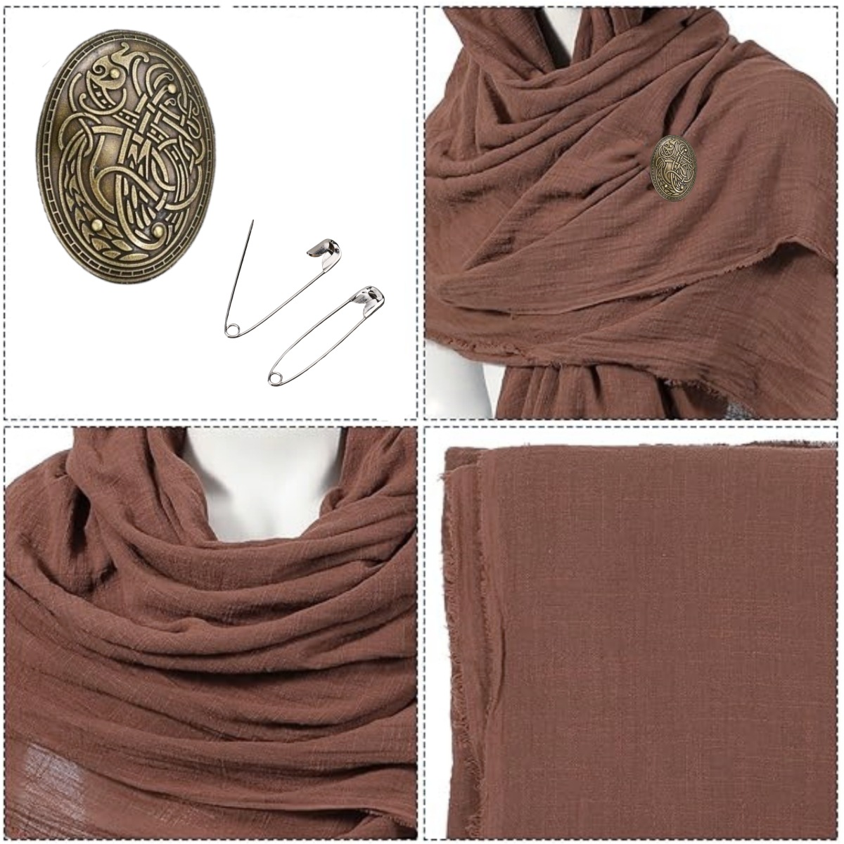 Cape médiévale avec capuche po - Women'S Viking Accessories avis et prix