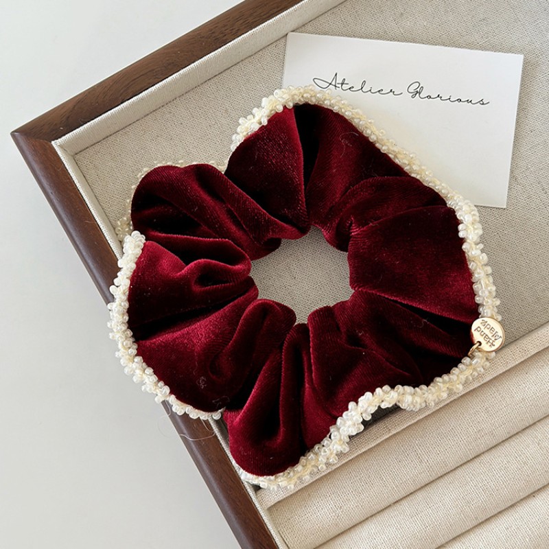 Chouchous en Velours Rouge Fon - Women'S Accessories Flannels avis et prix