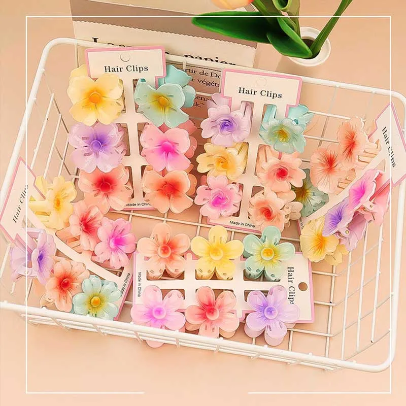 6 pièces mode coloré Transpare - Hair Claw Clip Set avis et prix