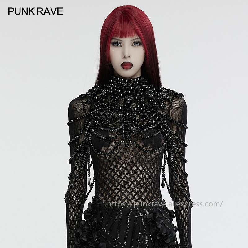 PUNK RAVE Cache-cou gothique p - Women Accessories For Hand avis et prix