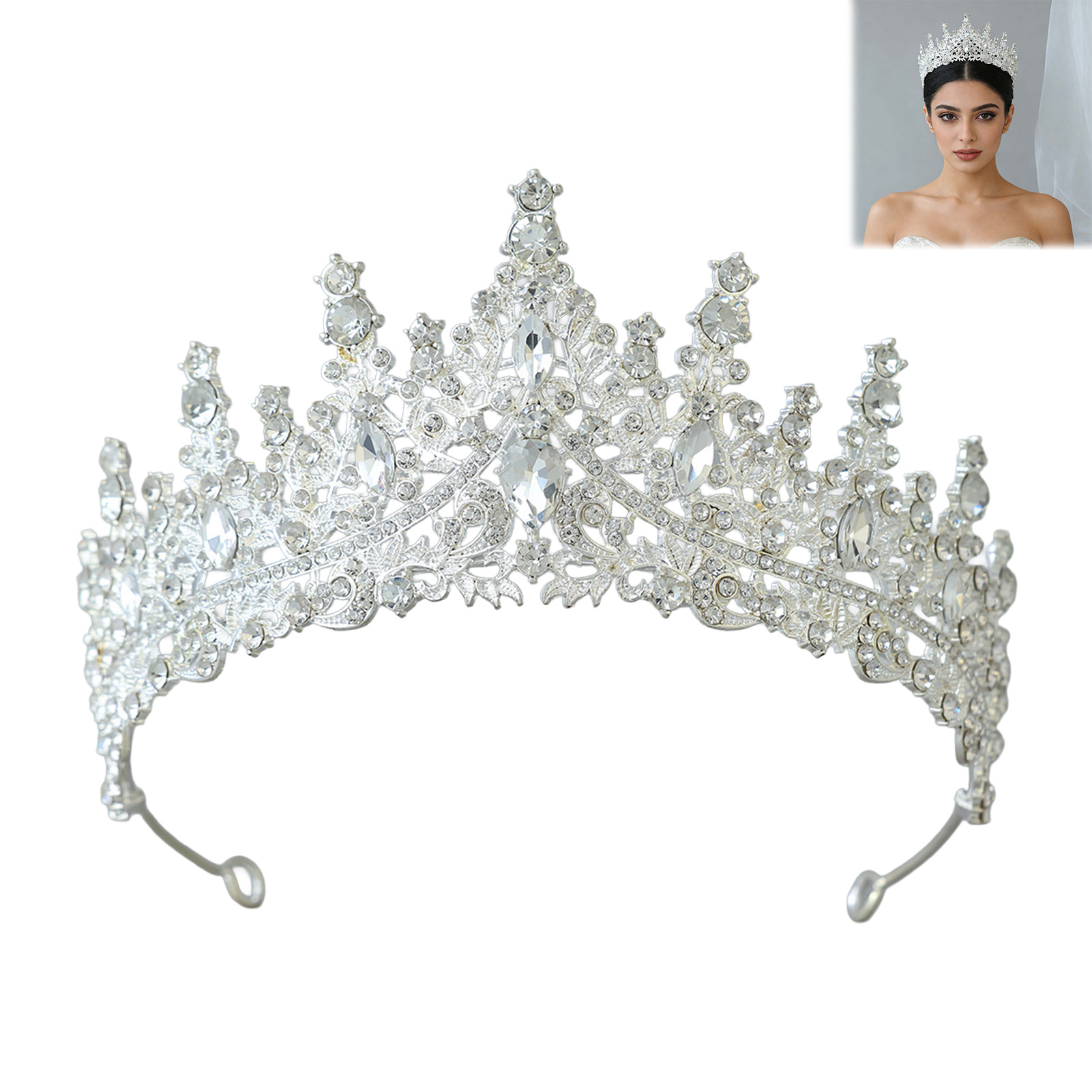 Couronne de mariée scintillant - Women'S Wedding Accessories avis et prix