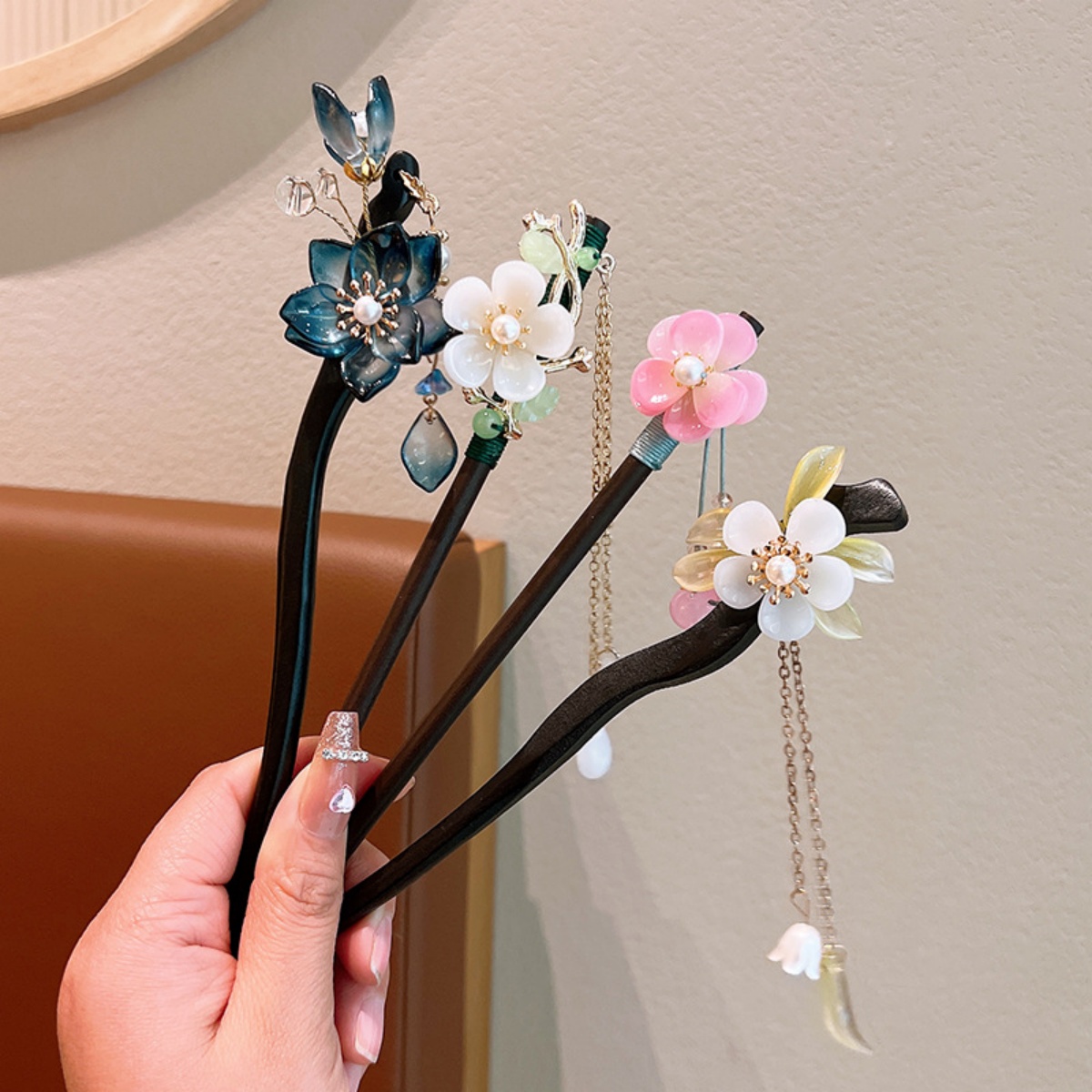 Épingle à cheveux en bois avec - Women Accessories For Hand avis et prix